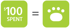 Spend per stamp example for a veterinary practice