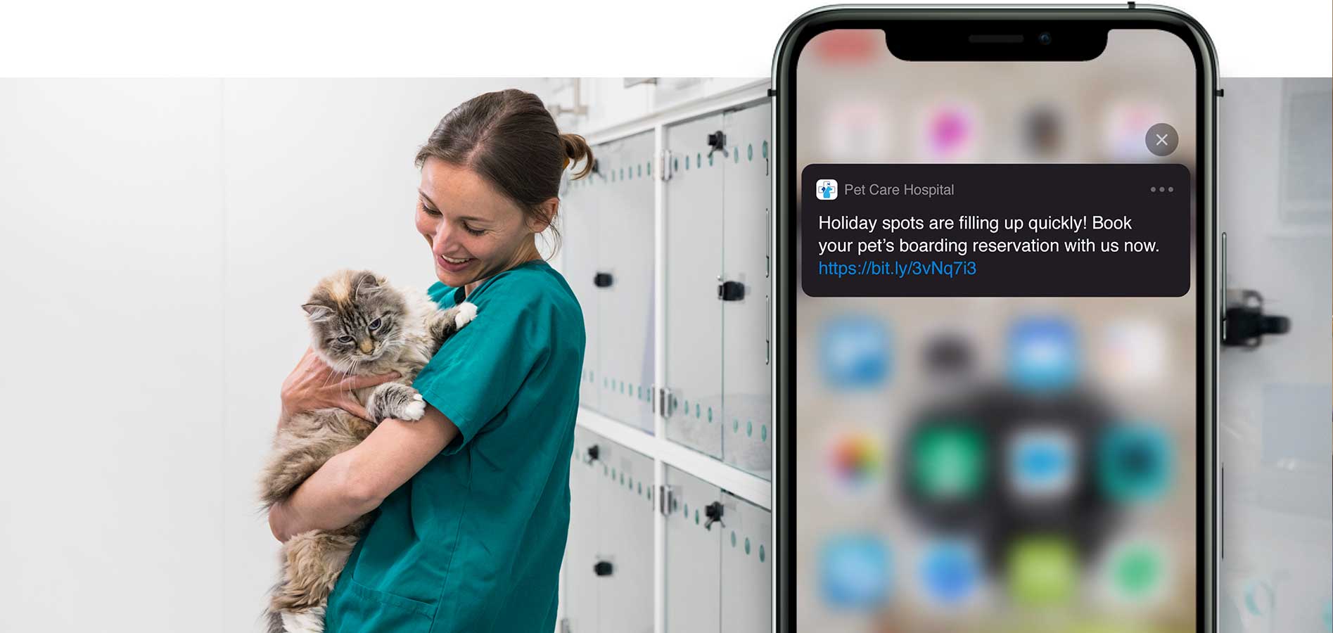 veterinary app push notification