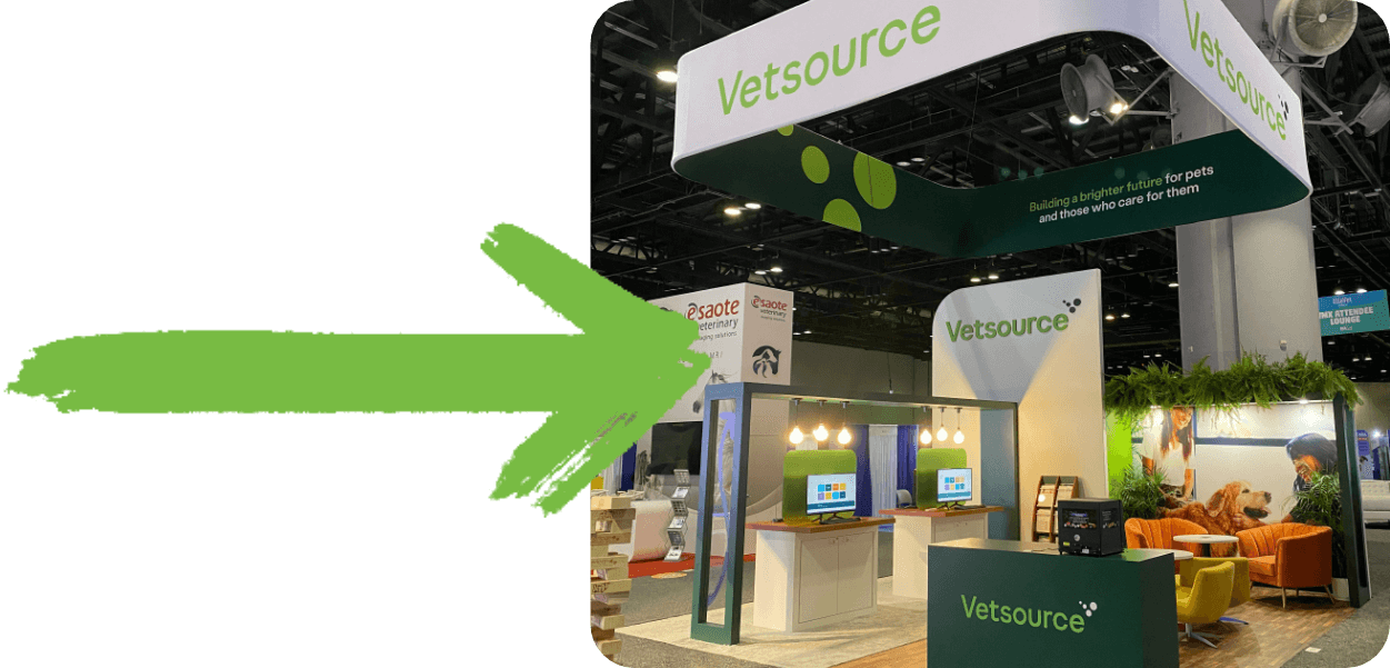 Vetsource trade show booth